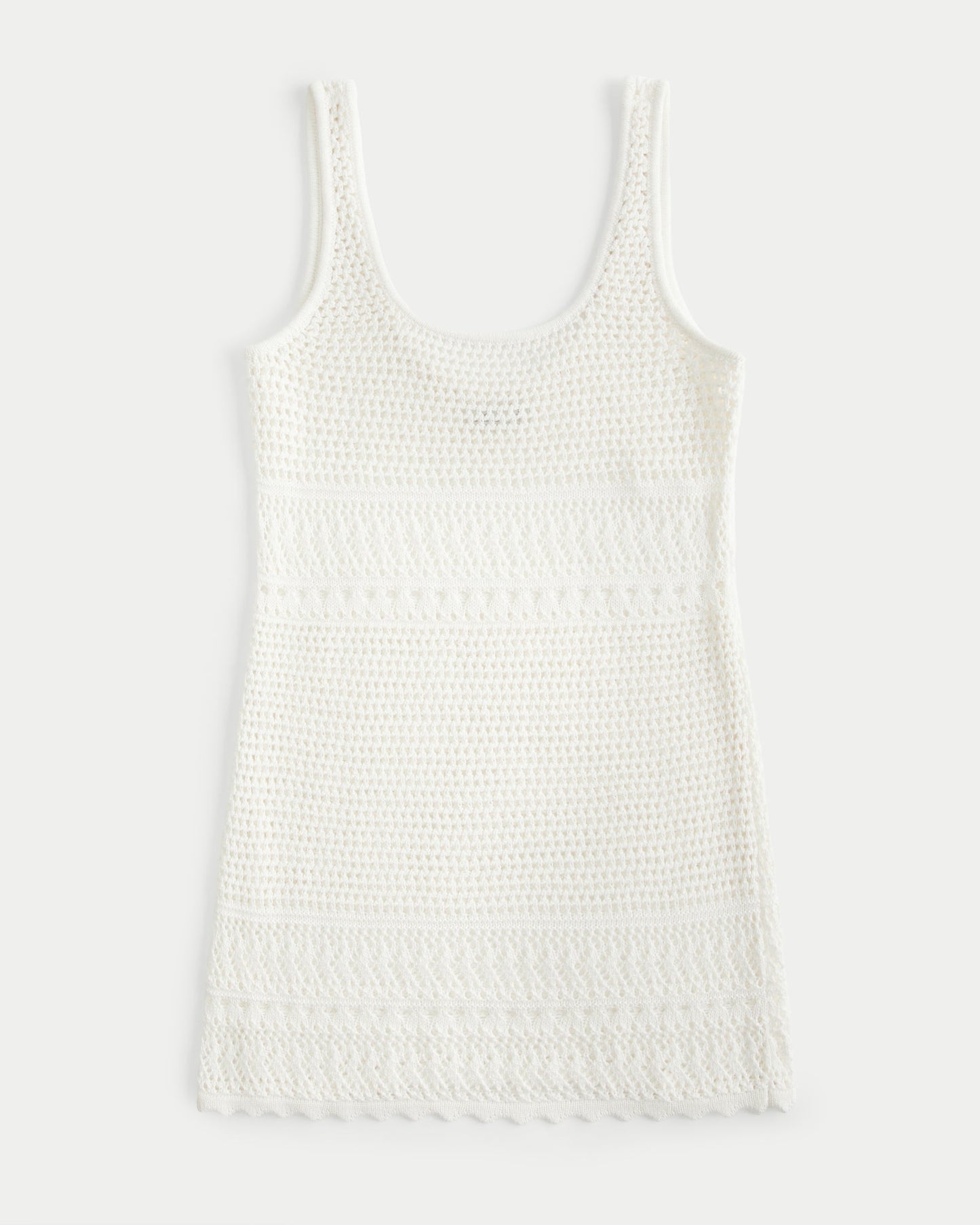 Textured Cotton Beach Cover-Up Dress