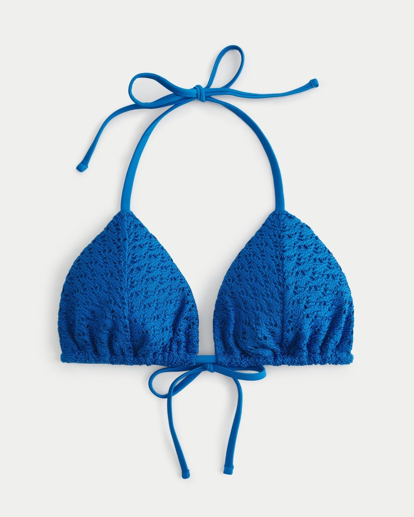 Textured Triangle Bikini Top