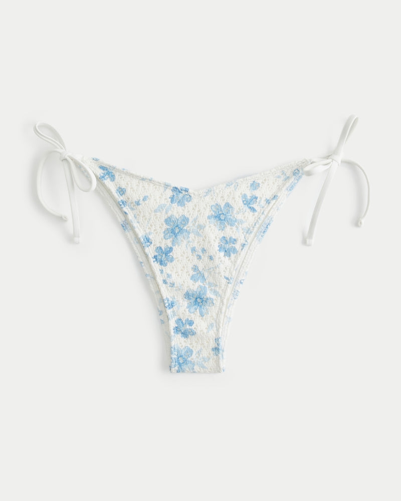 Textured Cheeky Swim Bottoms