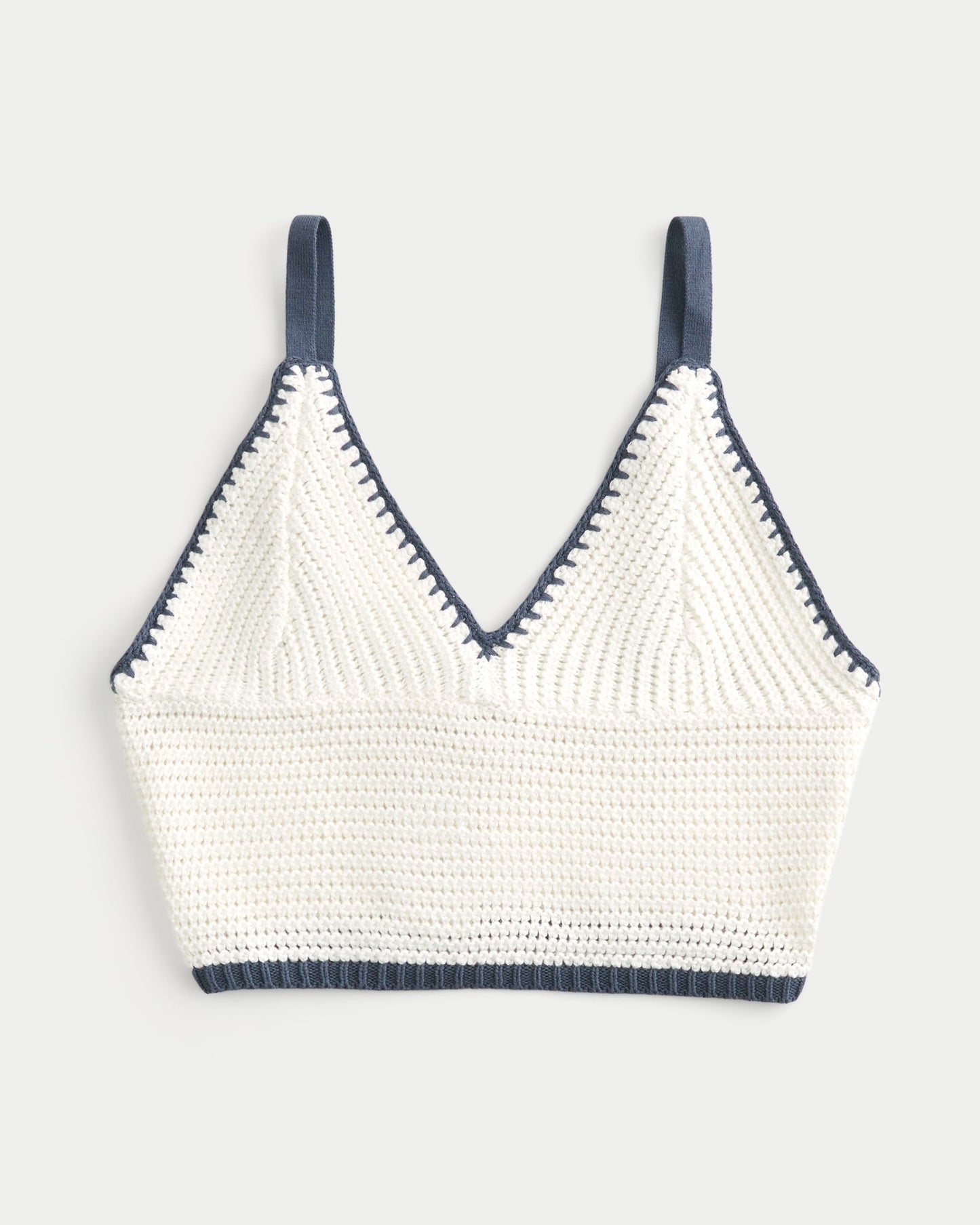 Cropped Cotton Tank Top