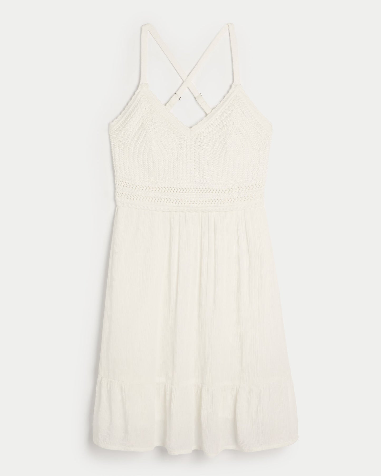 Textured Mini Dress with Pockets